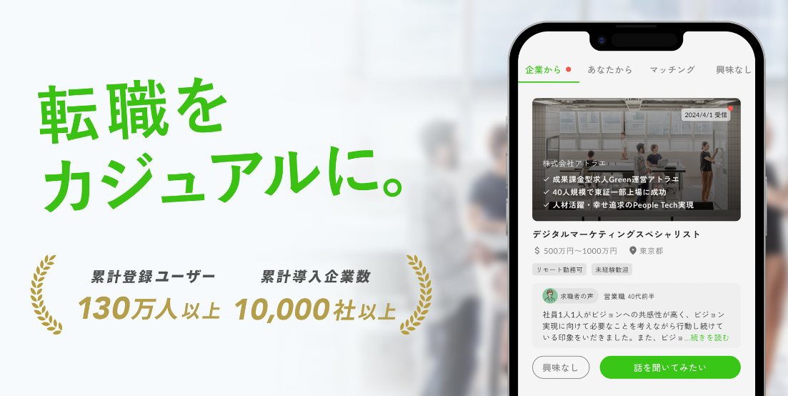 Greenのサイト写真