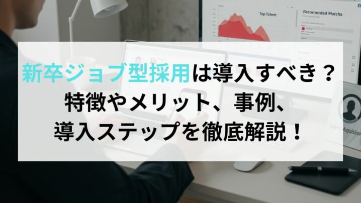 新卒ジョブ型採用は導入すべき？特徴やメリット、事例、導入ステップを徹底解説！