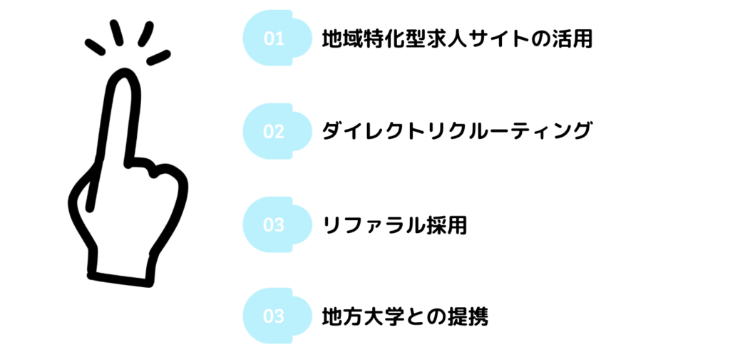 地方採用のおすすめ採用手法