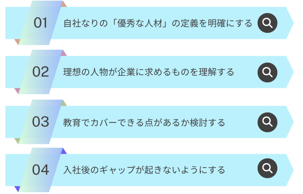 選考における4つの注意点