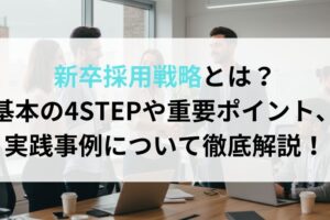 新卒採用戦略とは？-基本の4STEPや重要ポイント、-実践事例について徹底解説！